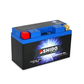 Shido LT14B-BS Lithium - 12V ATV/MC/Sn&#248;scooter Batteri 12V, 4.8Ah, 60Wh, 150x65x144