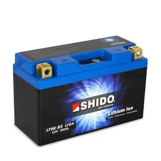 Shido LT9B-BS Lithium - 12V ATV/MC/Sn&#248;scooter Batteri 12V, 3Ah, 36Wh, 150x65x106