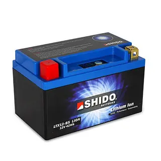 Shido LTX12-BS Lithium - 12V ATV/MC/Sn&#248;scooter Batteri 12V, 3.5Ah, 48Wh, 150x87x130