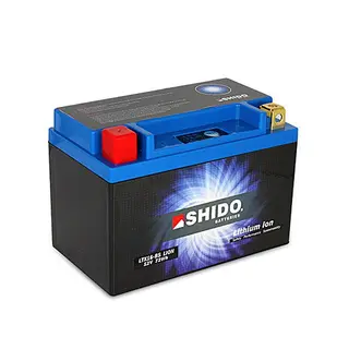 Shido LTX16-BS Lithium - 12V ATV/MC/Sn&#248;scooter Batteri 12V, 6Ah, 72Wh, 150x87x164