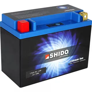 Shido LTX20-BS Lithium ATV/MC/Sn&#248;scooter Batteri L=175=87 H=155 7AH